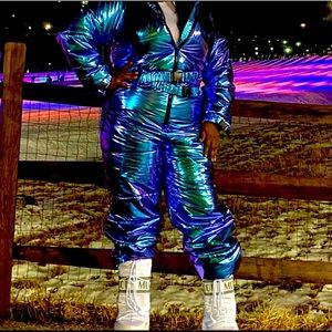 Metallic Snowsuit